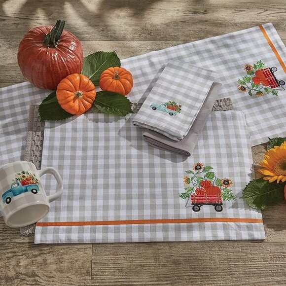 Park Designs Truck Loads of Fun Table Runner 14" x 42" - Picture 2 of 3